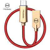 MCDODO Knight Series Auto Disconnect QC 3.0 Quick Charge Micro USB Cable Red 1.5M