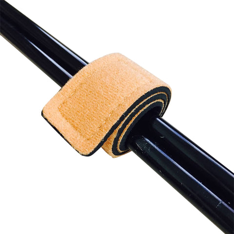 Fishing Rod Belts Cable Tie Strap Stretchy High Elastic Antiskid Finishing Rod Holders  Orange_No logo 3 * 25cm