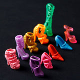 10 Pairs/Set Doll Shoes dolls (Exactly As in Photo)