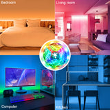 Plastic 300-LED SMD3528 24W RGB IR44 Light Strip Set with IR Remote Controller (White Lamp Plate) **