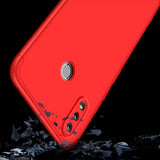 For HUAWEI Honor 8X Ultra Slim PC Back Cover Non-slip Shockproof 360 Degree Full Protective Case red_HUAWEI Honor 8X