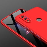 For HUAWEI Honor 8X Ultra Slim PC Back Cover Non-slip Shockproof 360 Degree Full Protective Case red_HUAWEI Honor 8X