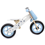 Wooden Balance Bike Star Model With Bag/Bell *