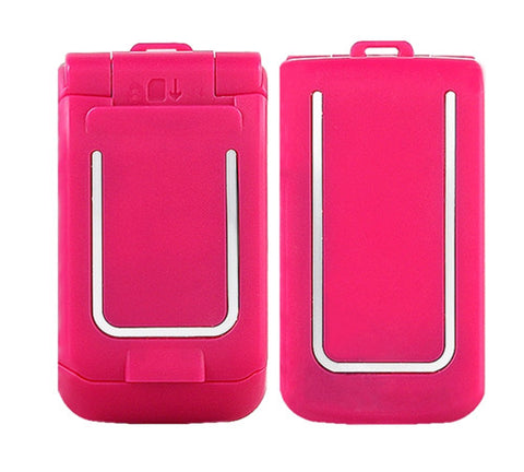 Mini Flip Mobile Phone 0.66"" Smallest Cell Phone Wireless Bluetooth FM Magic Voice Handsfree Earphone for Kids rose Red