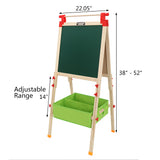 Children's Lift able Easel with Top Shaft and Non-Woven Storage HB-D126S