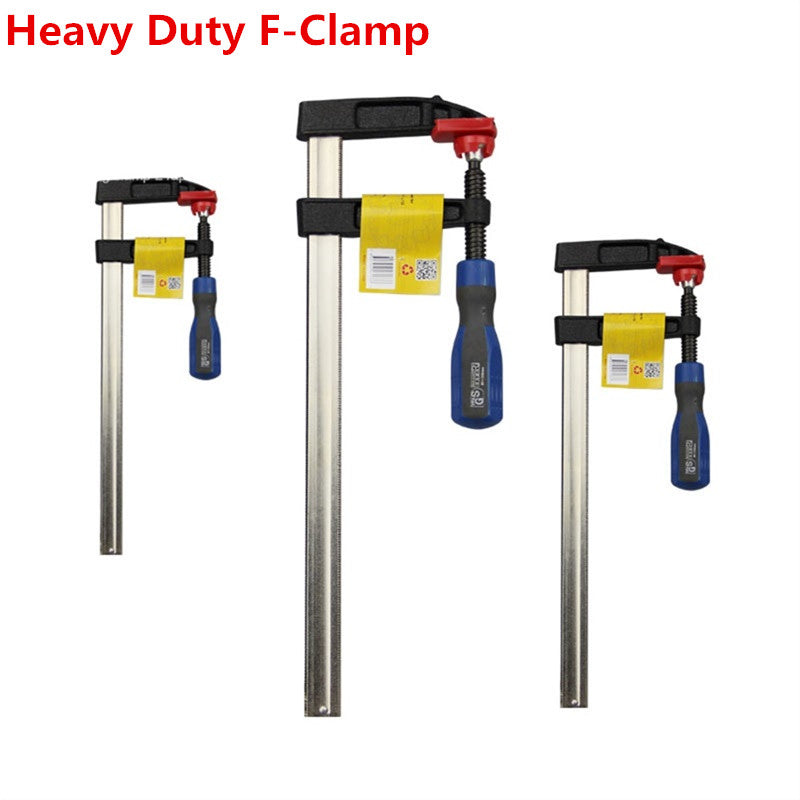 Heavy Duty F-Clamp with Non-Slip Handle Woodworking G-Clamp 5*20 CM