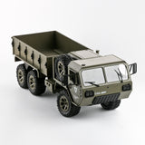 Fayee FY004A 1/16 2.4G 6WD Rc Car Proportional Control US Army Military Truck RTR Model Toys Without camera +2 batteries_1:16