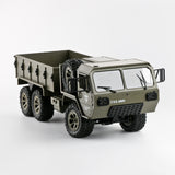 Fayee FY004A 1/16 2.4G 6WD Rc Car Proportional Control US Army Military Truck RTR Model Toys Without a single camera+1 battery_1:16