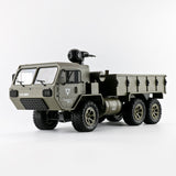 Fayee FY004A 1/16 2.4G 6WD Rc Car Proportional Control US Army Military Truck RTR Model Toys Without a single camera+1 battery_1:16