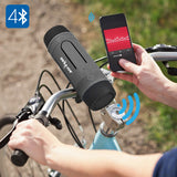 Bluetooth Speaker Bike Light - IP57 Waterproof, Flashlight, Bluetooth 4.0, FM Radio, 3W Speaker, 4000mAh, Handsfree Calls