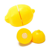 Children Cute Pretend Play Simulation Fruit Vegetable Set for Kids   lemon