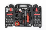 186pc Tool Set black and red **