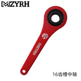 Bottom Bracket Tool 16 Notch Installation Tool Remover Wrench for Mountain Bike black