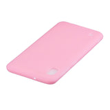 For Samsung A10 Lovely Candy Color Matte TPU Anti-scratch Non-slip Protective Cover Back Case dark pink