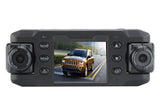 Carcam III Car DVR - 2 x 180 Degree Rotating Cameras, 2.3 Inch LCD Screen, G-Sensor, GPS, 140 Degree Lens