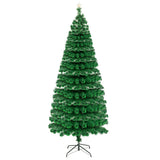 7.5FT Fiber Optic Christmas Tree with 260 LED Lamps & 260 Branches **