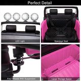 12V Kids Ride On Car SUV MP3 2.4GHZ Remote Control LED Lights Pink **