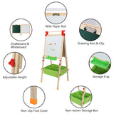 Children's Lift able Easel with Top Shaft and Non-Woven Storage HB-D126S