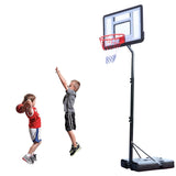 Basketball Hoop PVC Transparent Backboard with Adjustable Height 7ft - 8.5ft