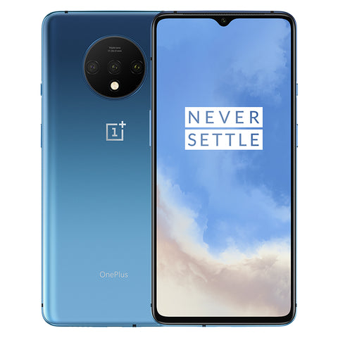 Global ROM OnePlus 7T 8GB 128GB Smartphone Snapdragon 855 Plus Octa Core 90Hz AMOLED Screen 48MP Triple Cameras NFC blue_8+128GB