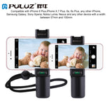 PULUZ Handheld Grip Holder Live Broadcast Selfie Rig Stabilizer Tripod Adapter Mount for Smartphones black