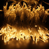 3M x 3M 300-LED Warm White Light Romantic Christmas Wedding Outdoor Decoration Curtain String Light **