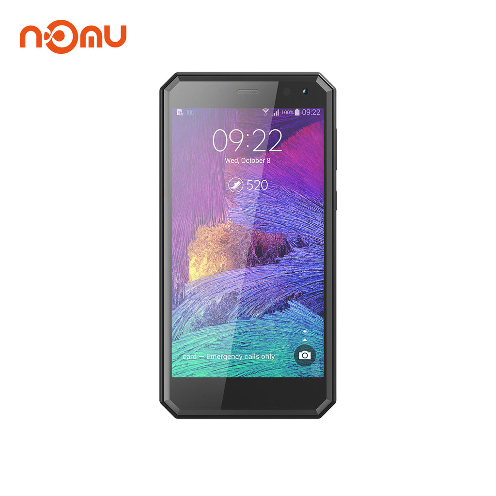 Nomu M6 smartphone 5.0"" 2GB+16GB MTK6737T Android 6.0 13.0MP 1280x720 3000mAh IP68 Waterproof Mobile Phone Black