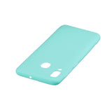 For Samsung A30 Lovely Candy Color Matte TPU Anti-scratch Non-slip Protective Cover Back Case Light blue