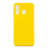 For Samsung A30 Lovely Candy Color Matte TPU Anti-scratch Non-slip Protective Cover Back Case Light blue