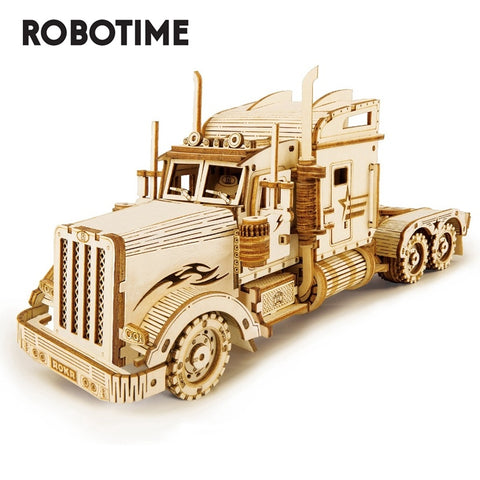 Robotime ROKR 3D Wooden Semi Puzzle Toy Assembly Model Building Kits