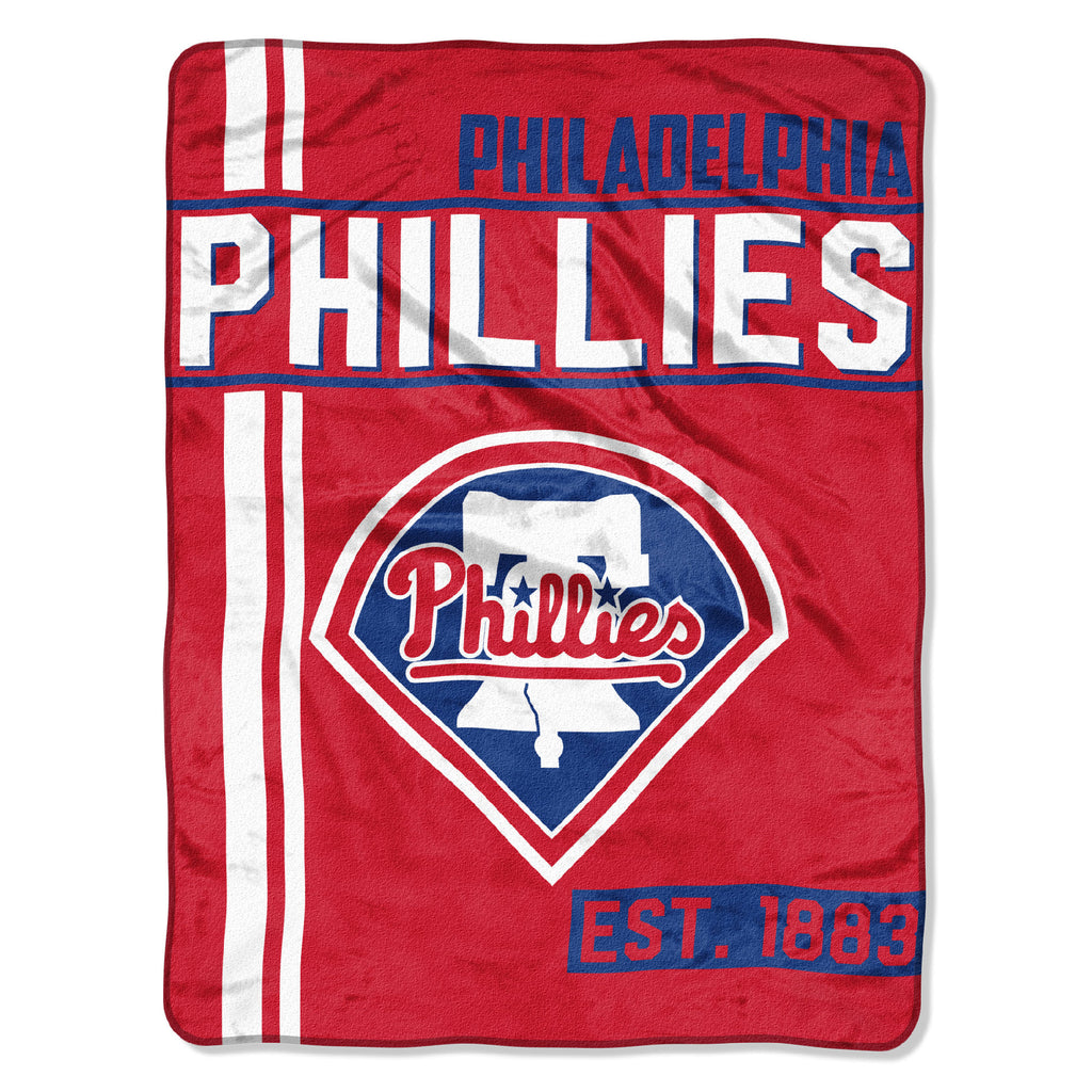 Phillies OFFICIAL Major League Baseball, "Walk Off" 46"x 60" Micro Raschel Throw by The Northwest Company