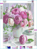 DIY 5D Diamond Painting Kit Full Drill Flower Embroidery Cross Stitch Art Craft