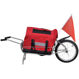 Bicycle Cargo Trailer One-wheel with Storage Bag