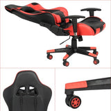 Free shipping Gaming Chair Office Chair High Back Computer Chair PU Leather Desk Chair PC Racing Executive Ergonomic Adjustable Swivel Task Chair with Headrest and Lumbar Support