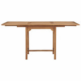 Extending Garden Table (43.3"-63")x31.5"x29.5" Solid Teak Wood