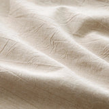 100% Washed Cotton Duvet Cover Set, Durable Fade-Resistant Natural Bedding Set (No Comforter)