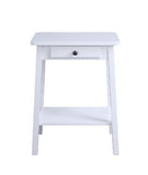 ACME Kaife Accent Table, White Finish YF