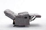 Manual Recliner Chair Comfortable Velvet Fabric