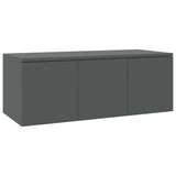 TV Cabinet Gray 31.5"x13.4"x11.8" Chipboard