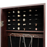 Fashionable and contracted jewelry receives mirror ark to be able to hang on the door or wall