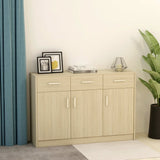 Sideboard Sonoma Oak 43.3"x13.4"x29.5" Chipboard