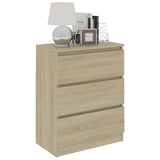 Sideboard Sonoma Oak 23.6"x13.8"x29.9" Chipboard