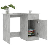 Desk Concrete Gray 39.4"x19.7"x29.9" Chipboard