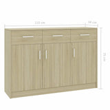 Sideboard Sonoma Oak 43.3"x13.4"x29.5" Chipboard