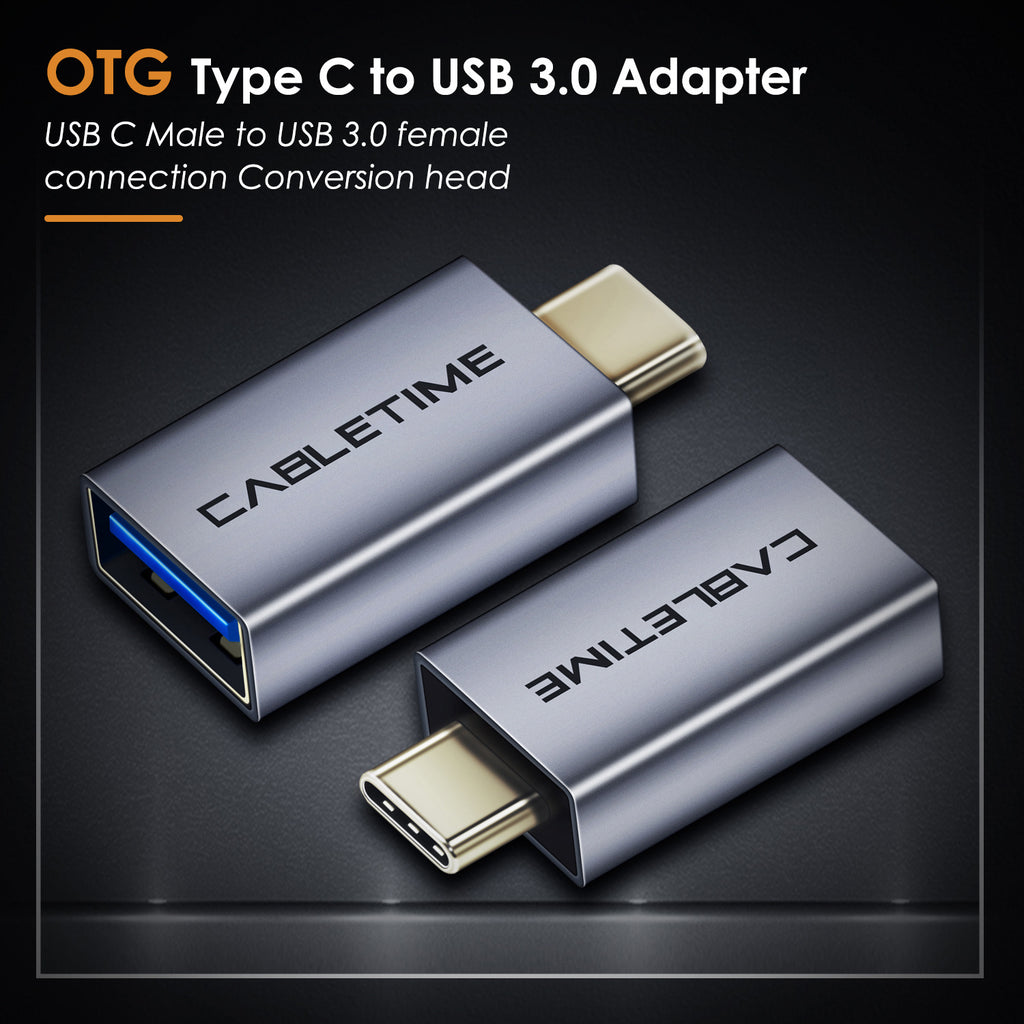 Type C OTG USB 3.0 A Female to USB C Adapter Charging & Sync Converter Adapter