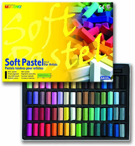 Soft Pastel 64 Color Set Square Chalk