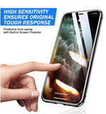 magnetic adsorption protective case front and rear tempered glass full-screen coverage single-piece clamshell protective case  for  iPhone 11 Pro Max  [supports wireless charging]