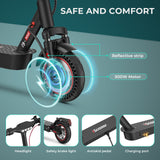 iScooter i9Max  Electric Scooter  high performance battery 10Ah 500W 35km/h fast speed  Foldable Adult