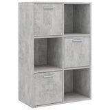 Storage Cabinet Concrete Gray 23.6"x11.6"x35.4" Chipboard