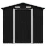 Garden Storage Shed Anthracite Steel 80.3"x52"x73.2"